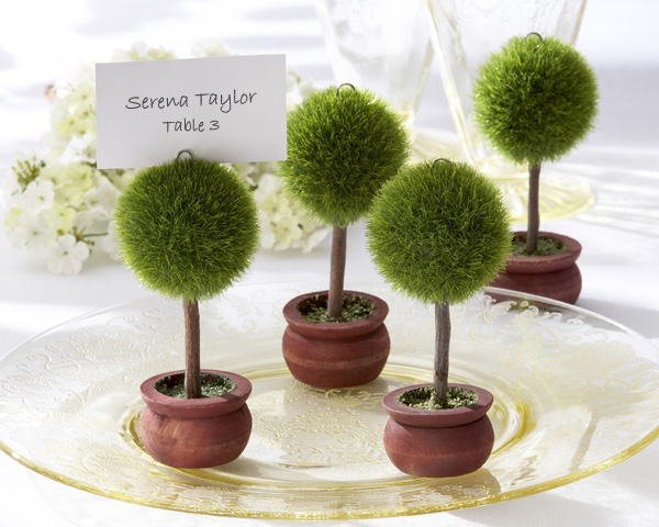 Topiary Photo Holder/Place Card Holder (Set of Four) - As Seen in InStyle Magazine